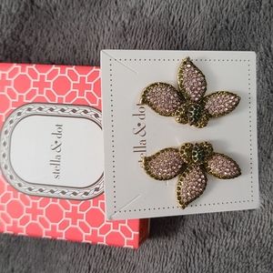 Stella and Dot Pave Patel Earrings